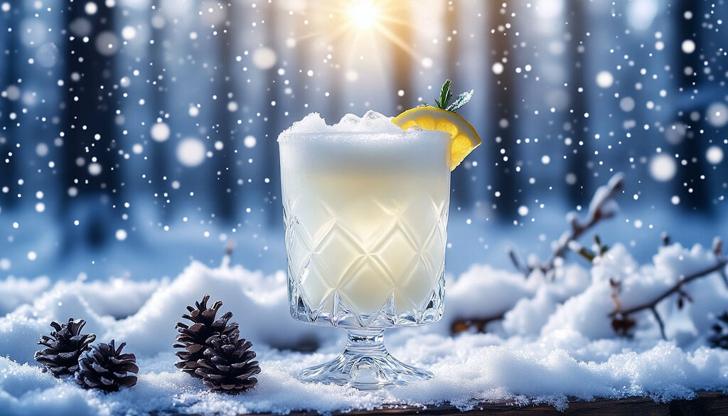 Белоснежный коктейль для волшебной зимы.