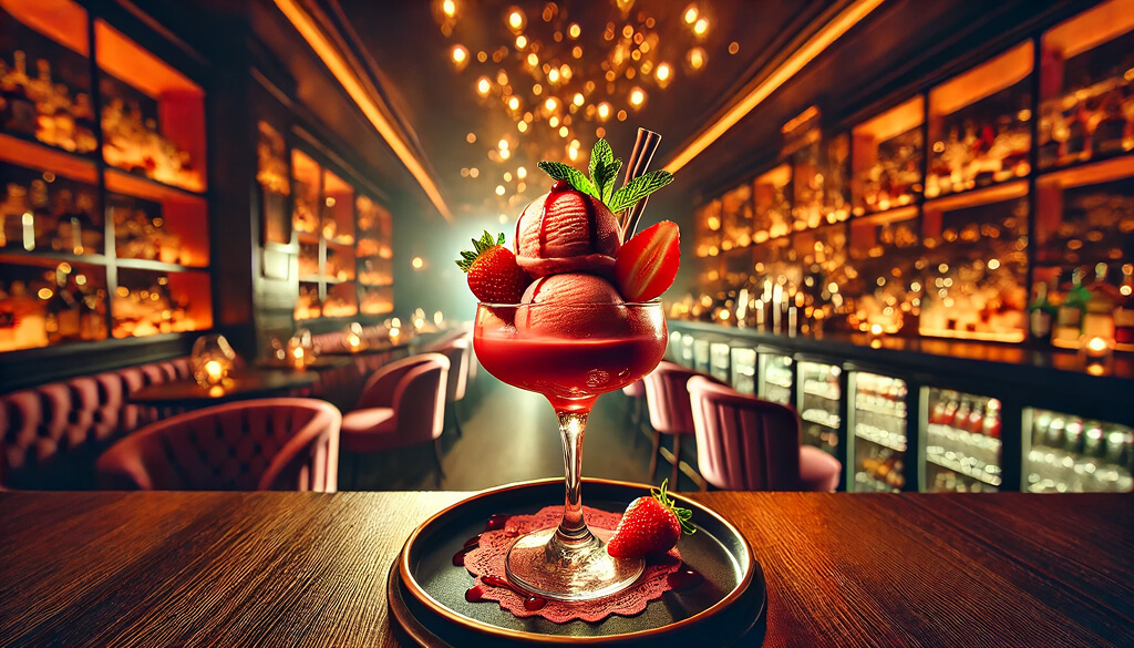 Клубничное мороженое 18+