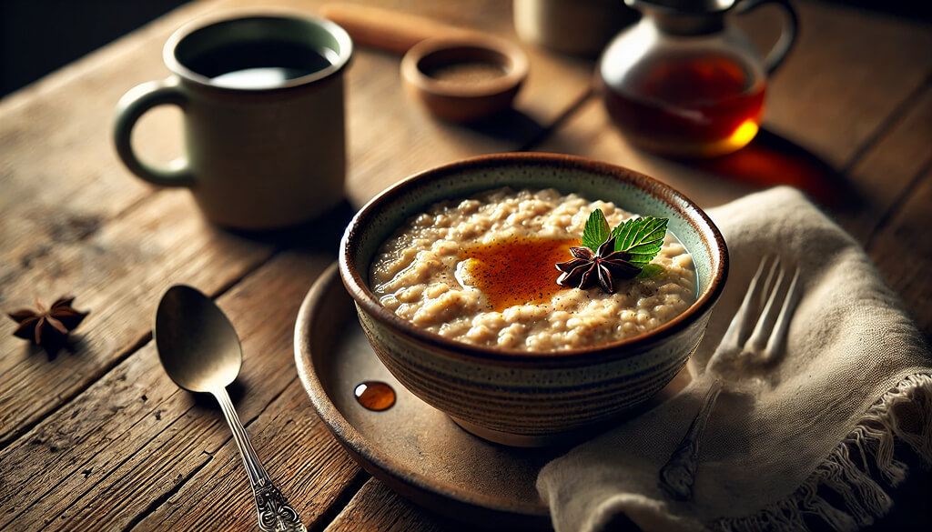 Овсяная каша с каплей бурбона