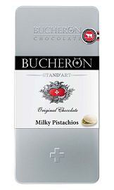 BUCHERON молочный шоколад с фисташками 100 г