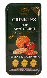 Сыр хрустящий запеченный с томатом и базиликом 40 г