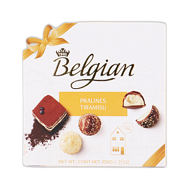 Конфеты Belgian пралине со вкусом тирамису 200 г