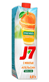 J7 Апельсин с мякотью 0,97 л