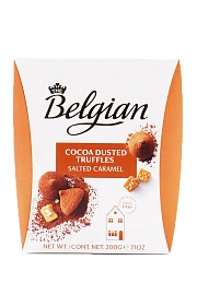 Конфеты Belgian трюфели с соленой карамелью 200 г