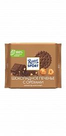 Риттер Спорт шоколадное печенье с орехами молочный шоколад 100 г