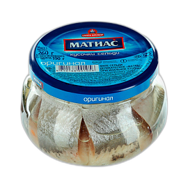 Кусочки сельди Матиас 260 г