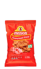 Чипсы MISSION  кукурузные Копченый бекон 150 г