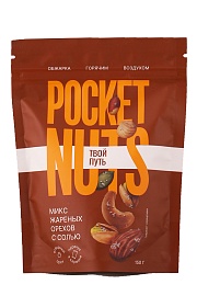 Микс жареных орехов с солью Pocketnuts 150 г