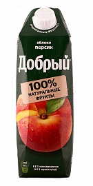 Добрый Яблоко-персик 1,0 л