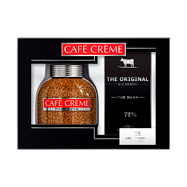 Подарочный набор: Кофе Cafe Creme 90 г. + горький шоколад Bucheron The  Original 90г