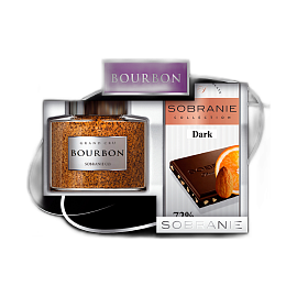 Подарочный набор BOURBON GRAND CRU 100г и Bucheron Горький шоколад с апельсином 90г 190 г