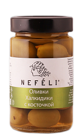 Оливки Халкидики c косточкой 300 г