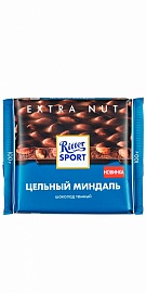 Риттер EXTRA NUT темный шоколад с цельным миндалем 100 г