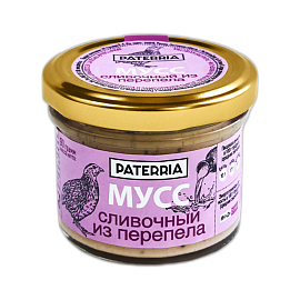 Пате Мусс сливочный из перепела 90 г