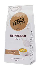 Espresso MILKY LEBO зерно 220 г