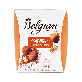 Конфеты Belgian трюфели с соленой карамелью 200 г