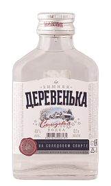 Зимняя деревенька на солодовом спирте "Альфа" 0,1 л