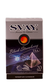 Svay черный с клубникой 20 пакетиков 36 г