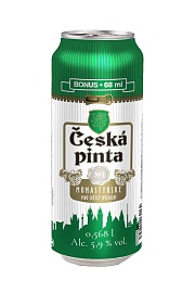 Ческа пинта №1 монастырске 0,568 л